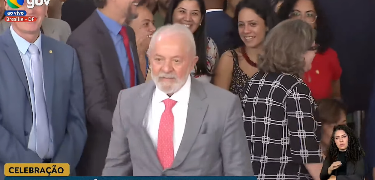 Presidente Lula no lançamento do Plano Ruas Visíveis 