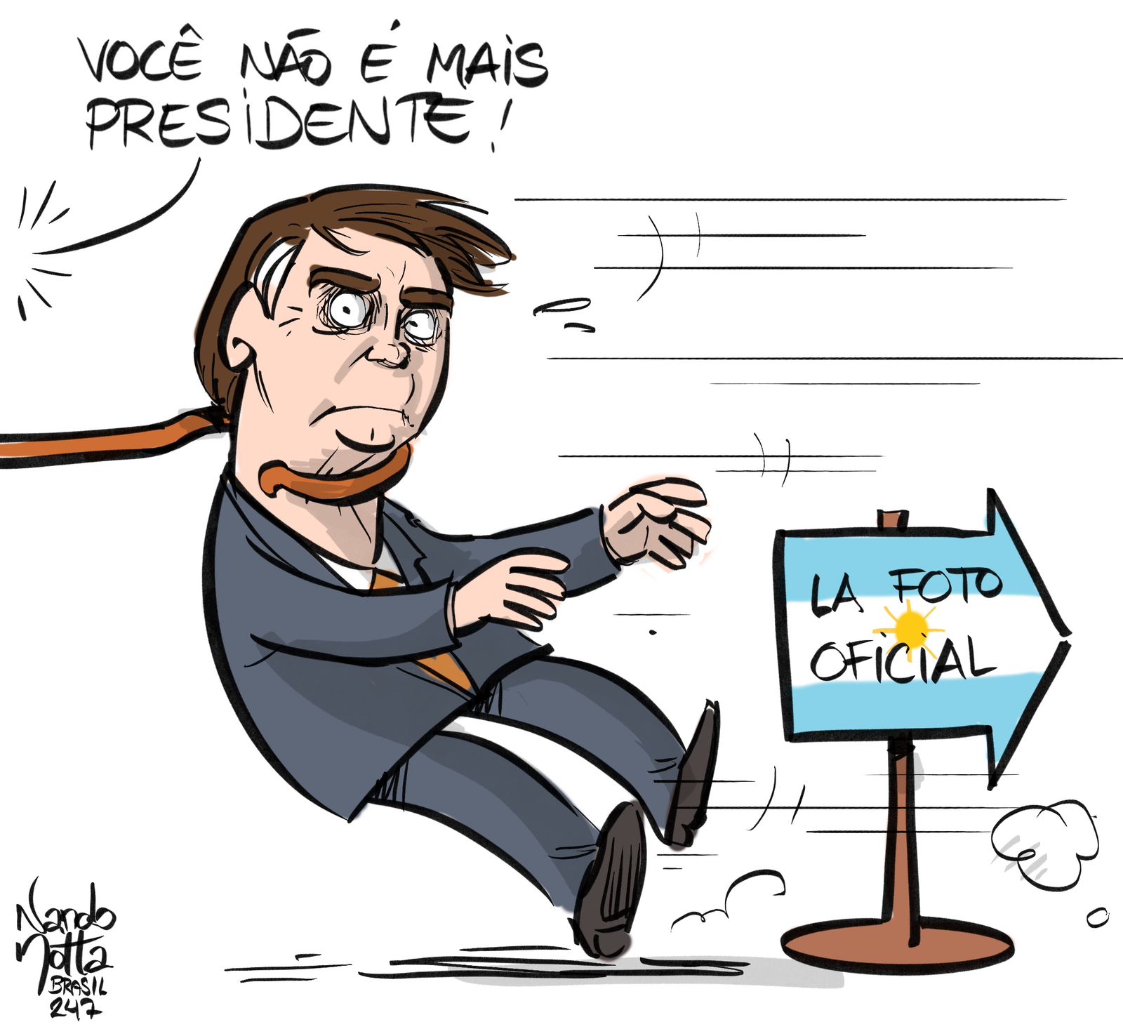 Bolsonaro Meets With New Argentine President, Milei : R/editorialcartoons