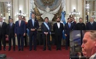 Lideranças ns Argentina (mais destaque) e Jair Bolsonaro 
