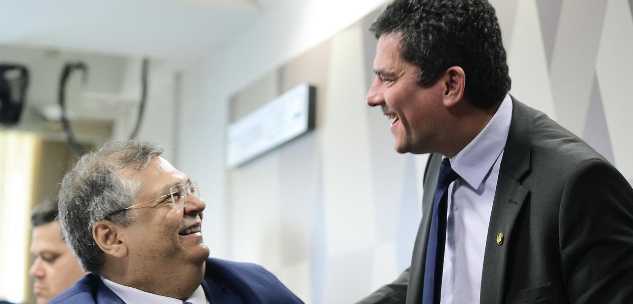 Flávio Dino e Sergio Moro