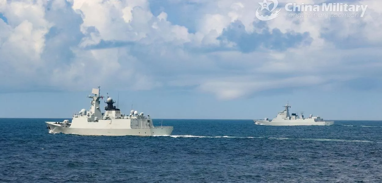 Patrilha chinesa no Mar do Sul da China