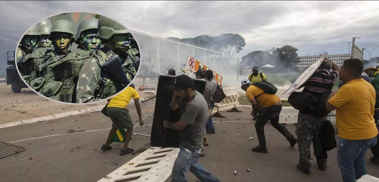 Militares e os atos golpistas
