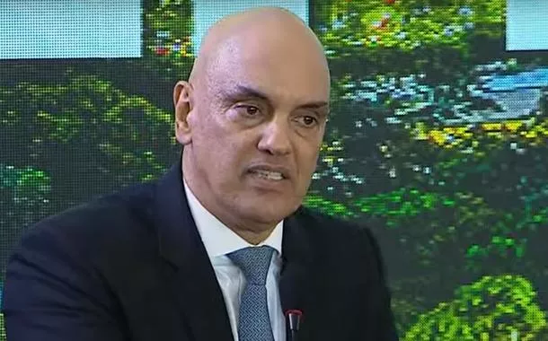 Alexandre de Moraes no evento Democracia Inabalada