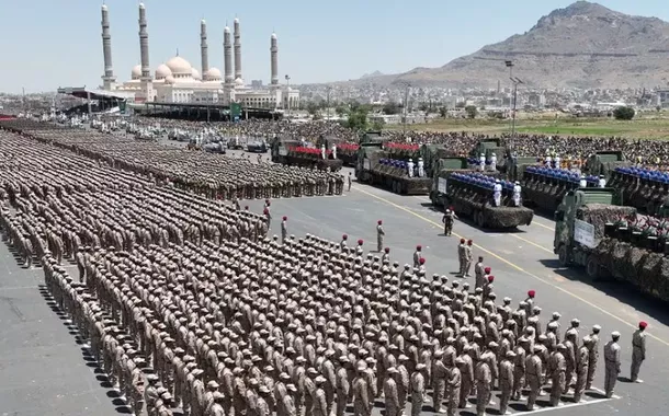 Desfile militar realizado pelos Houthis marca o aniversário de sua tomada de poderbet365 com ptSanaa, Iêmen, 21 de setembro de 2023