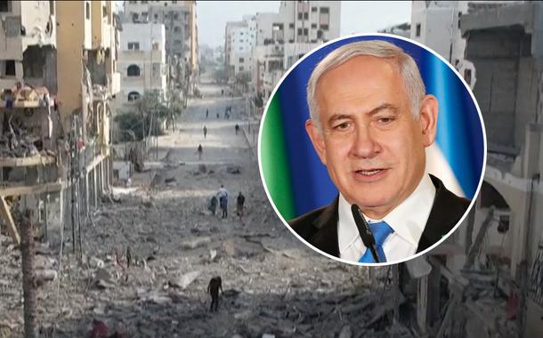 Acusado de genocídio, Netanyahu afirma que o 'Tribunal de Haia e o eixo do mal' não vão parar a ofensiva de Israel em Gaza