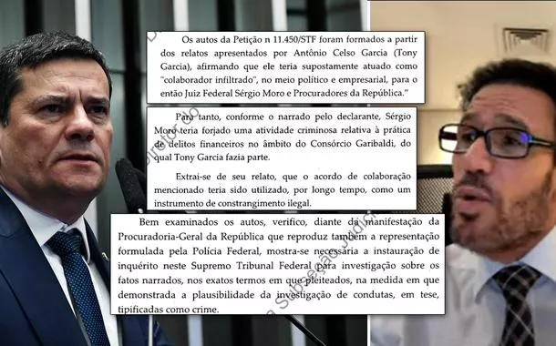 Entrevista de Tony Garcia à TV 247 é a origem da investigação contra Moro no STF