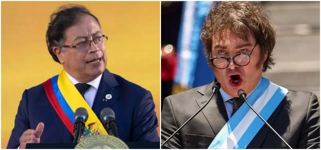 Gustavo Petro e Javier Milei