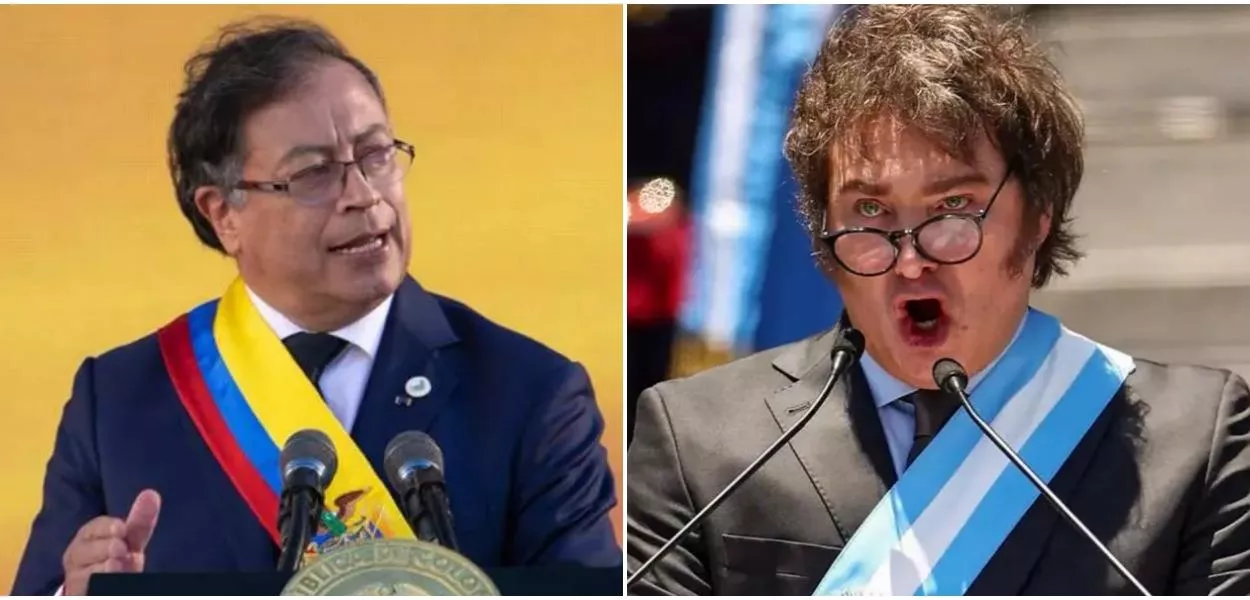 Gustavo Petro e Javier Milei