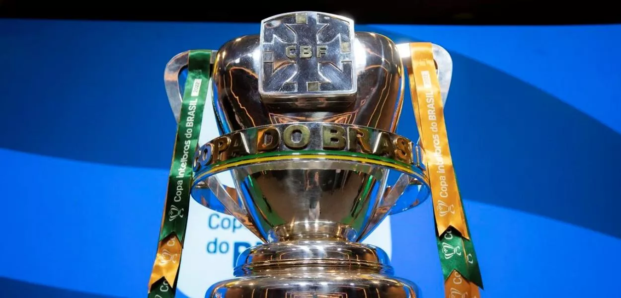 A taça da Copa do Brasil