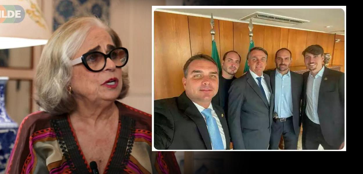 Hildegard Angel e a família Bolsonaro