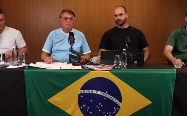 Flávio, Jair, Eduardo e Carlos Bolsonaro