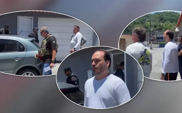 Carlos e Jair Bolsonaro