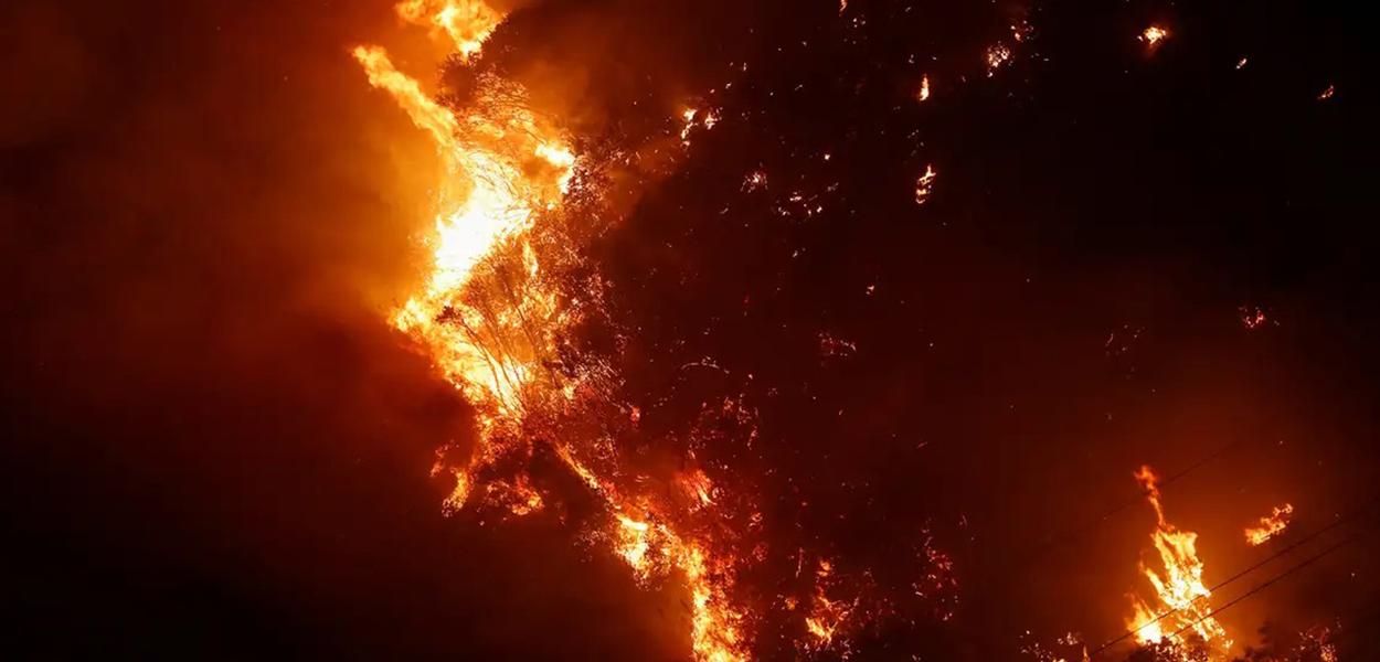 Incêndio no Chile