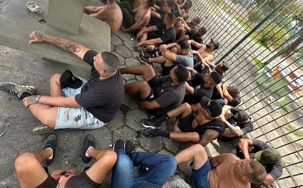 Torcedores presos no Rio