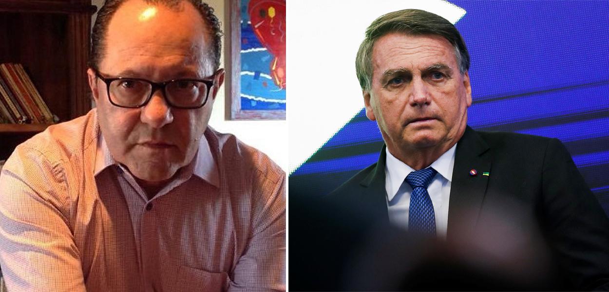 Moisés Mendes e Jair Bolsonaro