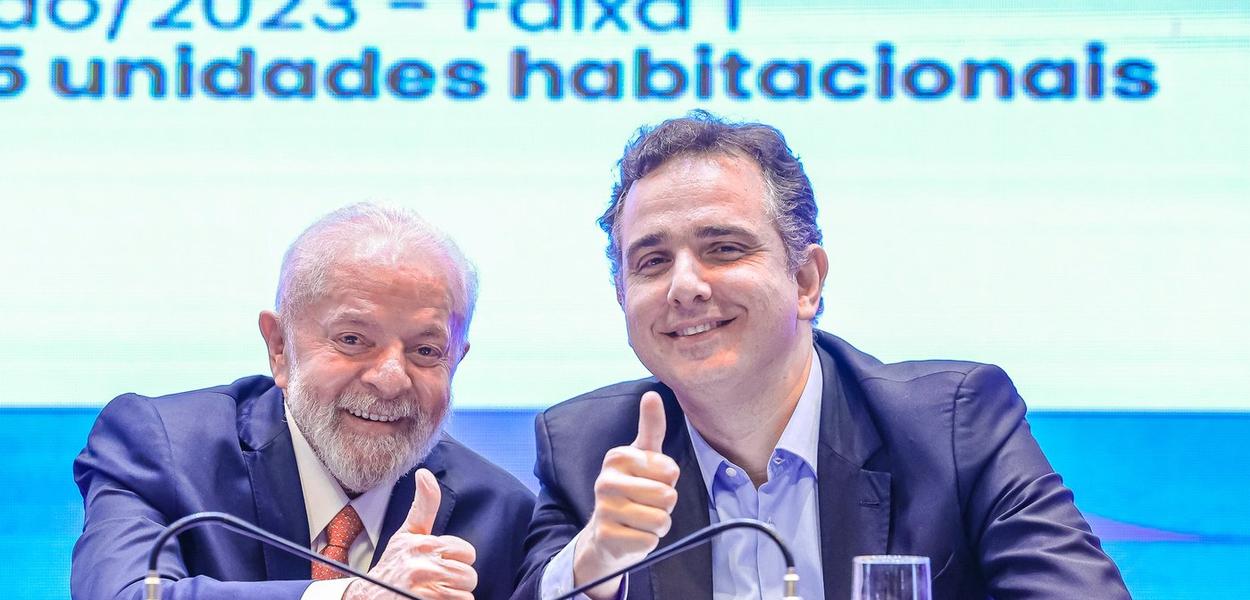 Lula e Rodrigo Pacheco