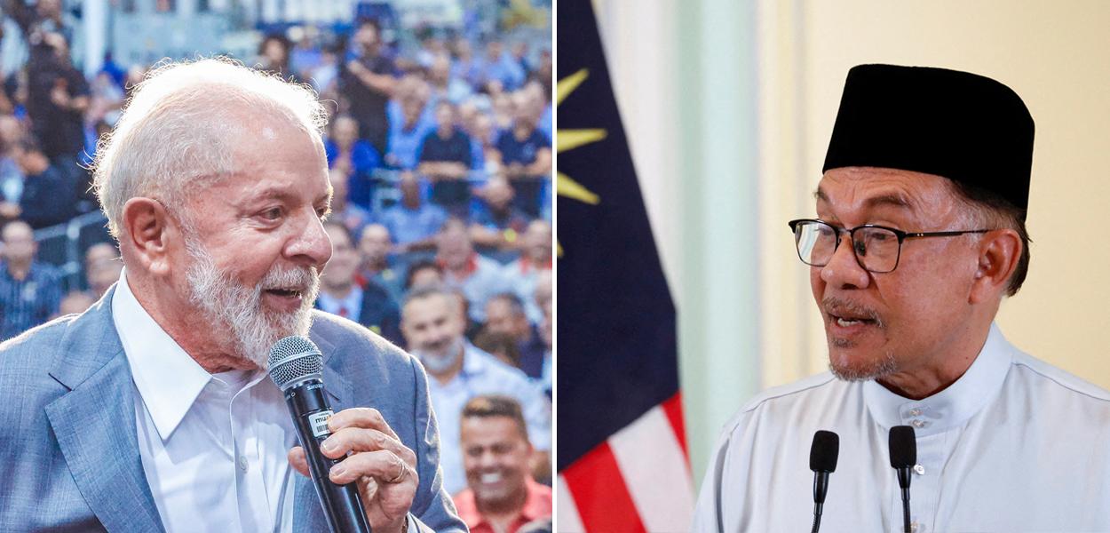 Lula e Anwar Ibrahim