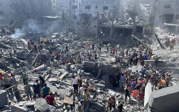 Ataqueaposta esportiva super 5 resultadoIsrael a Gaza provoca destruição e mortes 