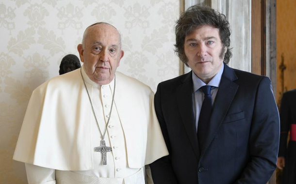 Papa Francisco e Javier Milei