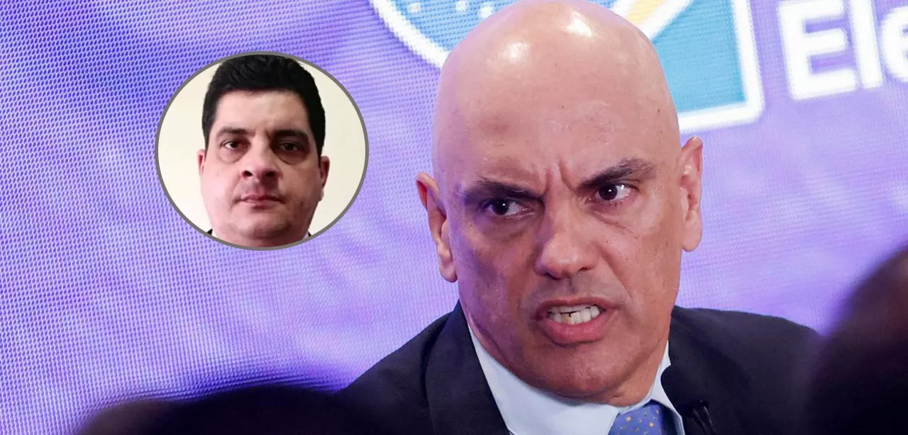 Marcelo Câmara (à esq.) e Alexandre de Moraes