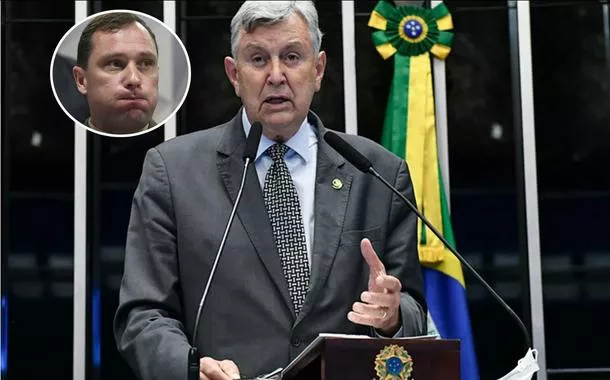 Mauro Cid (à esq.) e Luis Carlos Heinze