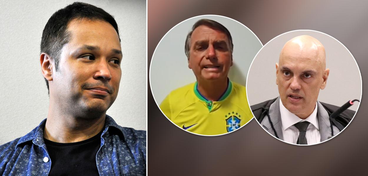 Leonardo Stoppa, Jair Bolsonaro e Alexandre de Moraes