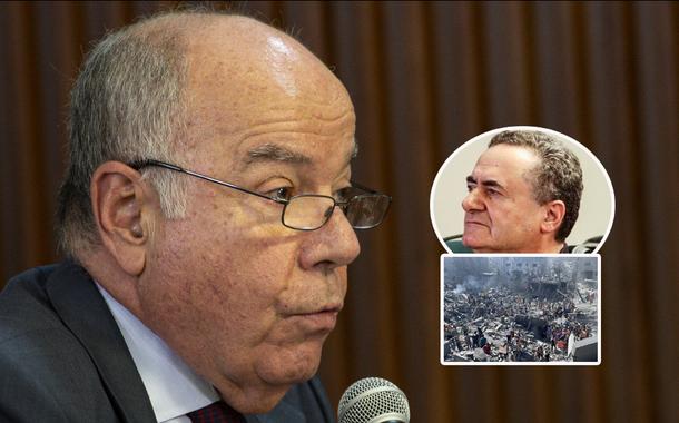 Mauro Vieira, Israel Katz e a Faixa de Gaza destruída após bombardeios israelenses
