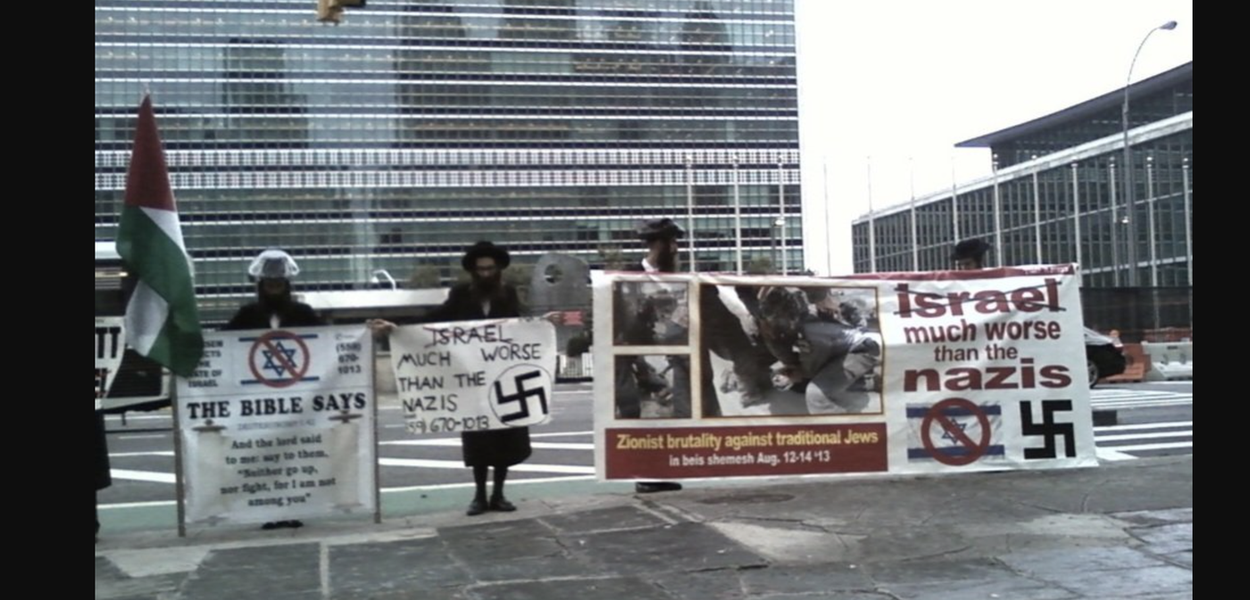 Protesto de judeus ortodoxos