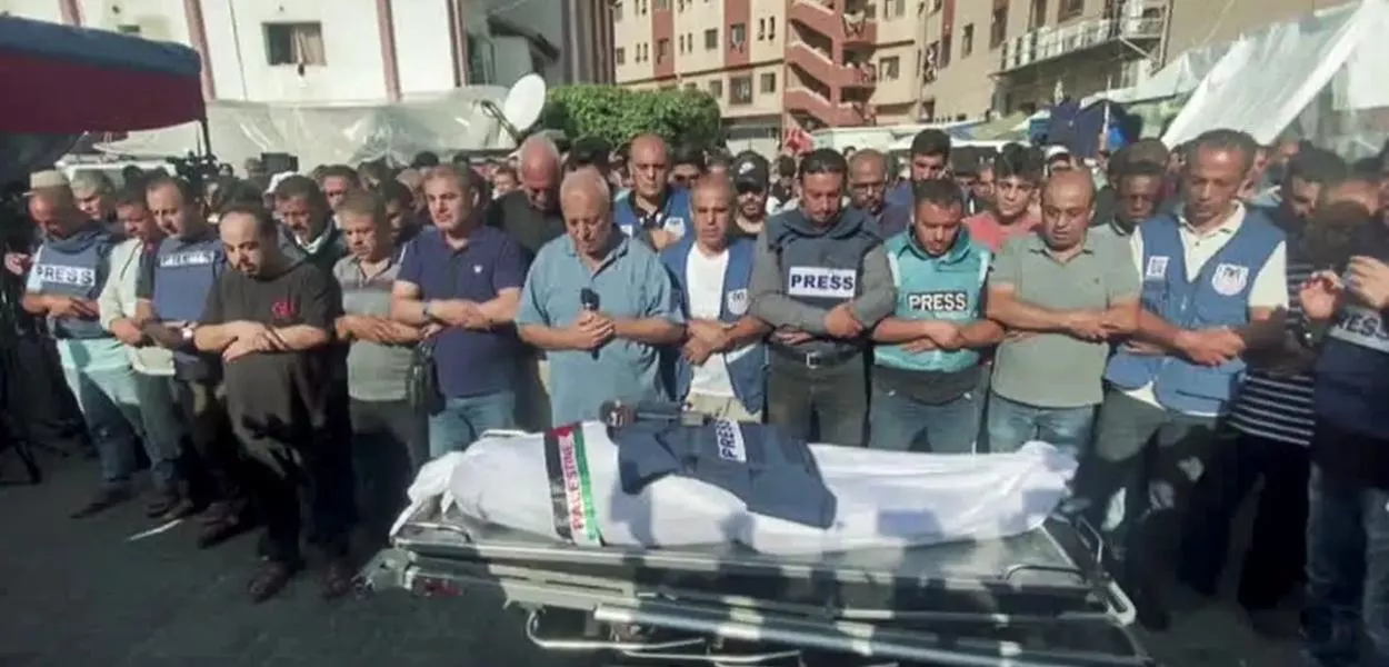 Jornalista assassinado em Gaza