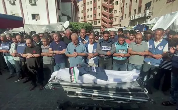 Jornalista assassinado em Gaza