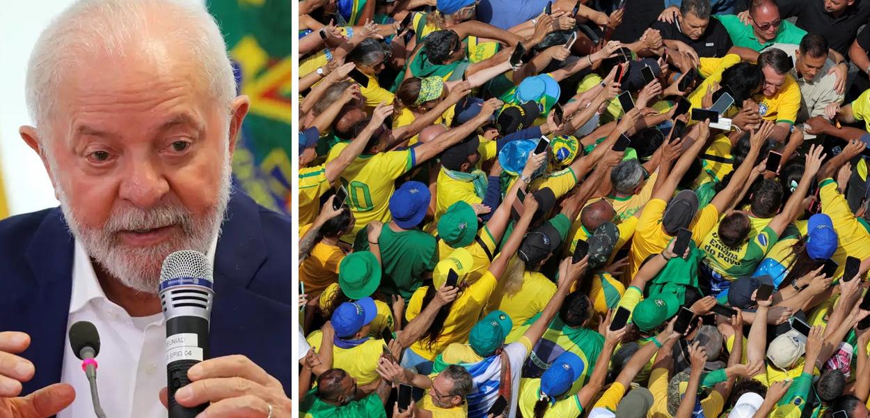 Lula e ato de Jair Bolsonaro na Paulista