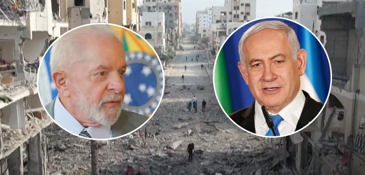 Luiz Inácio Lula da Silva, Benjamin Netanyahu e a Faixa de Gaza
