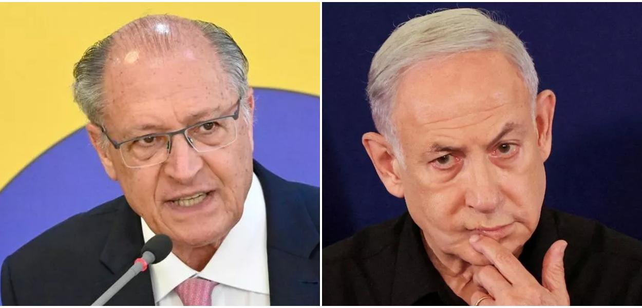 Geraldo Alckmin e Benjamin Netanyahu