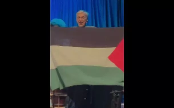 Depoisjogo freecellChico condenar o genocídio, Caetano ergue a bandeira da Palestina (vídeo)