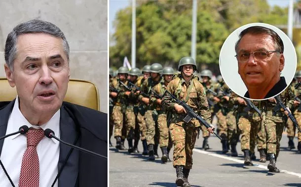 Luís Roberto Barroso e Jair Bolsonaro