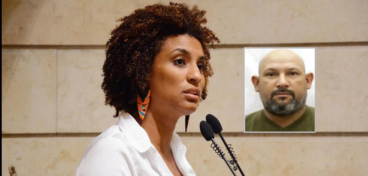 Marielle Franco e o mecânico Edilson Barbosa dos Santos, conhecido como Orelha