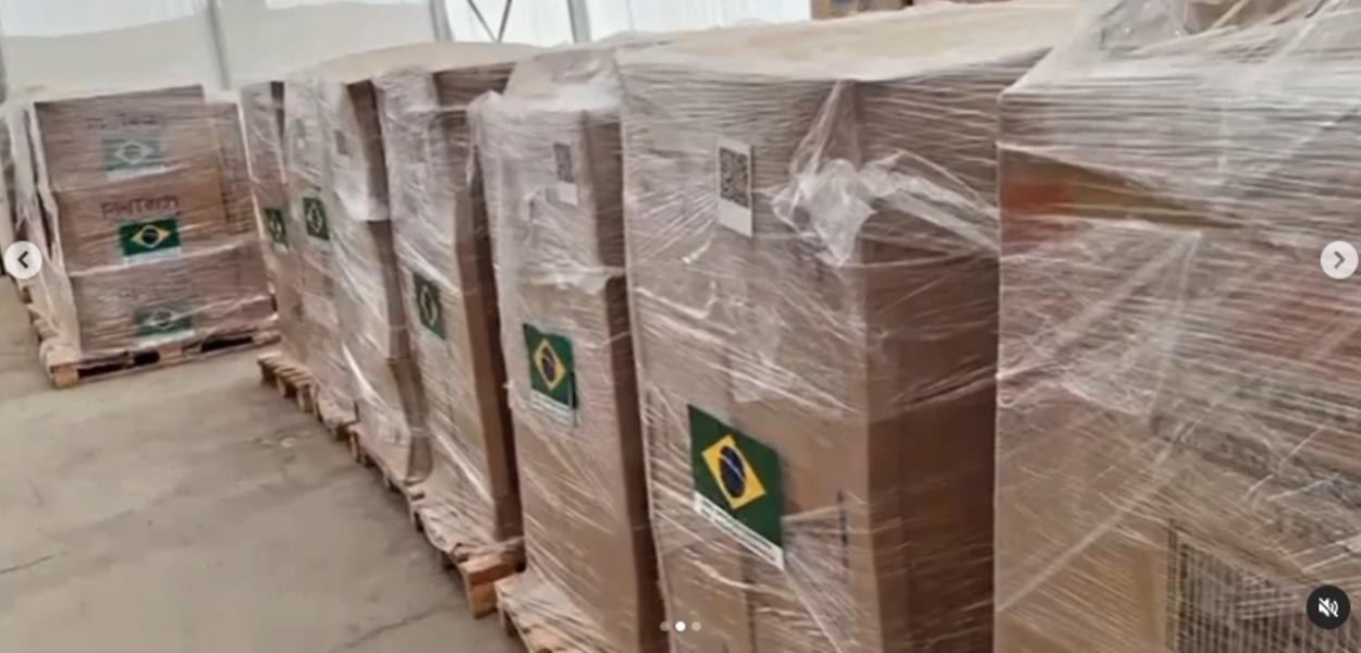 Israel prevents humanitarian aid sent by Brazil to the Gaza Strip