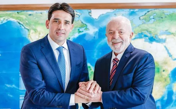 Silvio Costa Filho (à esq.) e Luiz Inácio Lula da Silva