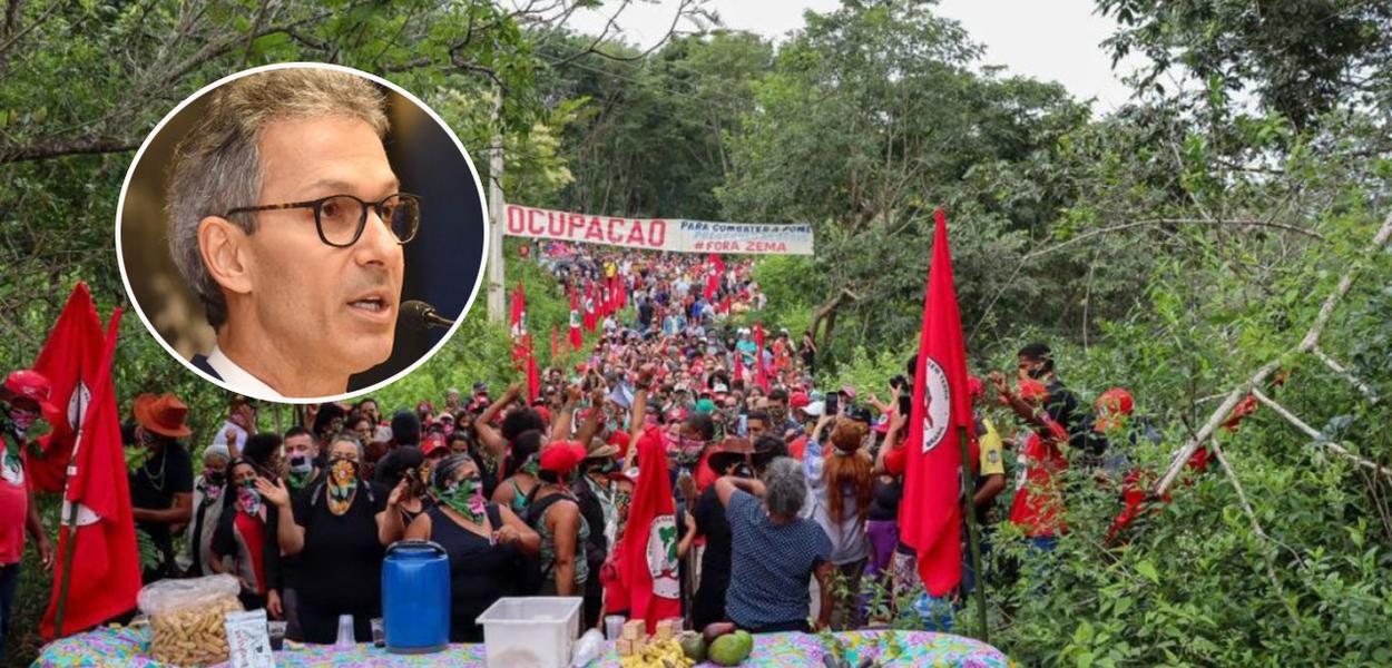 Romeu Zema e uma ocupação em Lagoa Santa (MG)