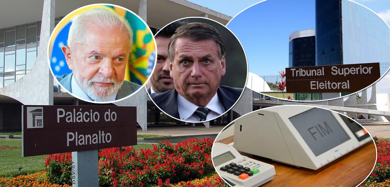 Luiz Inácio Lula da Silva, Jair Bolsonaro, Planaldo, onde fica o gabinete presidencial, urna e o TSE