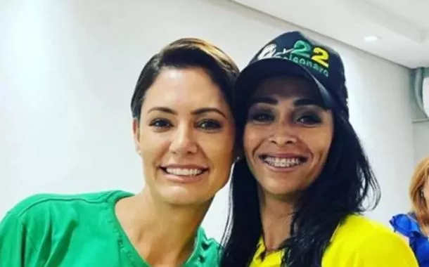 Michelle Bolsonaro ignora pedidos de ajuda de mulher agredida por Zé Trovão