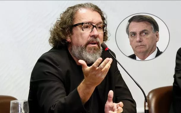 Antonio Carlos de Almeida Castro (mais destaque) e Jair Bolsonaro 