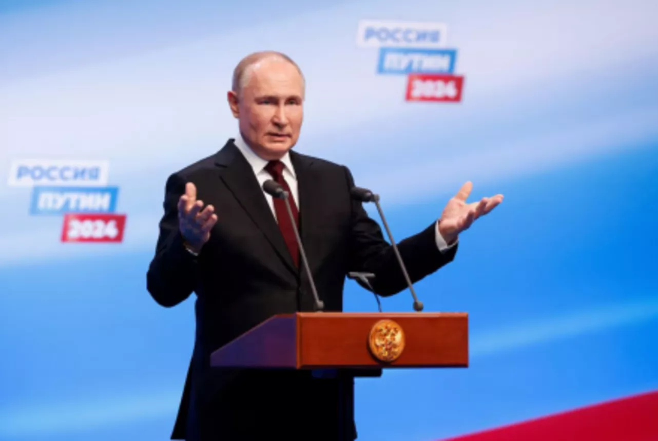 Vladimir Putin fala sobre sua reeleição 