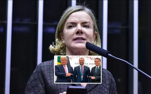 Gleisi cita Donald Trump, critica Bolsonaro e alerta: 'não pode haver anistia para golpistas'