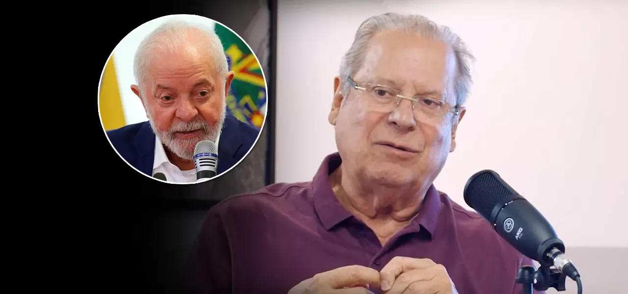 Luiz Inácio Lula da Silva (círculo) e José Dirceu