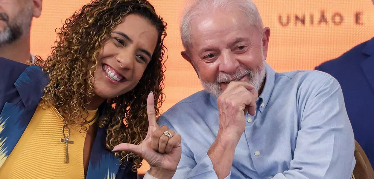 Anielle Franco e Luiz Inácio Lula da Silva