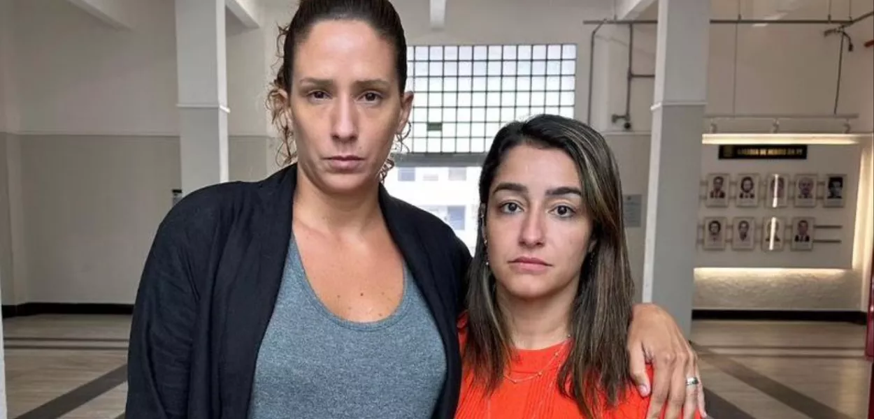 Mônica Benício e Agatha Arnaus, viúvas de Marielle e Anderson, respectivamente
