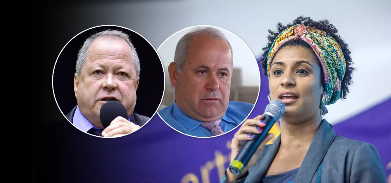 Chiquinho e Domingos Brazão e Marielle Franco