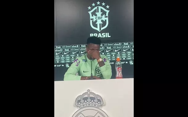 Vini Jr. se emociona durante entrevista ao falar sobre racismo: "cada vez estou mais triste, tenho menos vontade de jogar"
