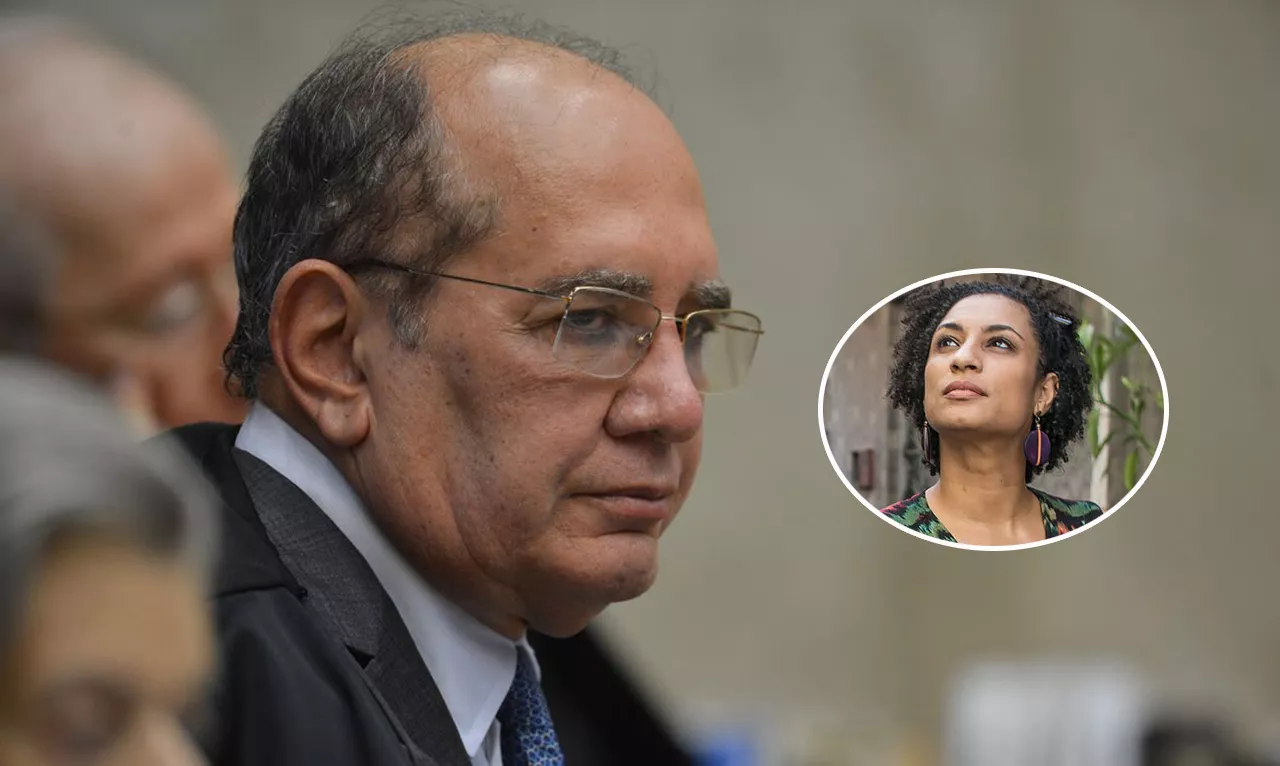 Gilmar Mendes e Marielle Franco 